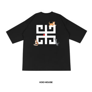 Koo House Oversize T-Shirt | Happy Cat